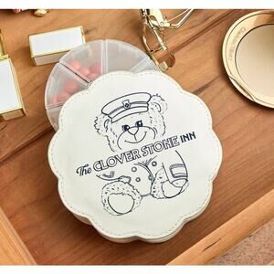 Stoney Clover Lane Travel Pill Case Bear 7 day pills organizer travel use NEW